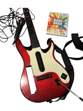 Nintendo Wii Band Hero Bundle Includes Game, Guitar and Mic